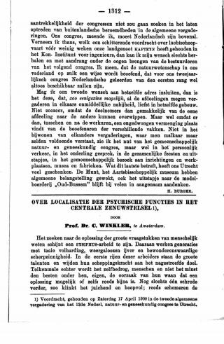 Eerste pagina van het artikel zoals het is gepubliceerd in het tijdschrift