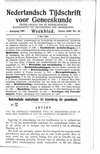 Eerste pagina van het artikel zoals het is gepubliceerd in het tijdschrift