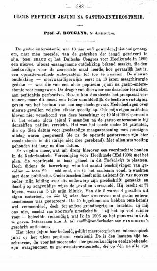 Eerste pagina van het artikel zoals het is gepubliceerd in het tijdschrift