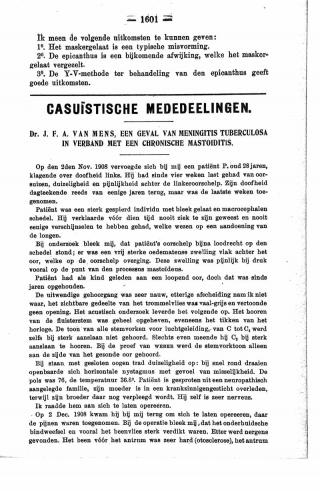 Eerste pagina van het artikel zoals het is gepubliceerd in het tijdschrift