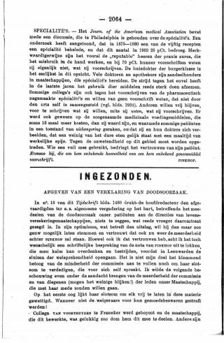 Eerste pagina van het artikel zoals het is gepubliceerd in het tijdschrift