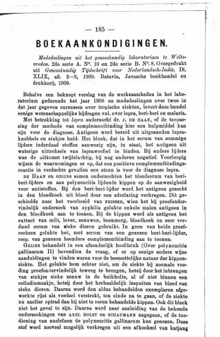 Eerste pagina van het artikel zoals het is gepubliceerd in het tijdschrift