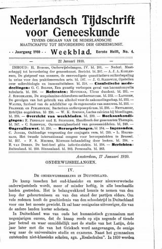 Eerste pagina van het artikel zoals het is gepubliceerd in het tijdschrift