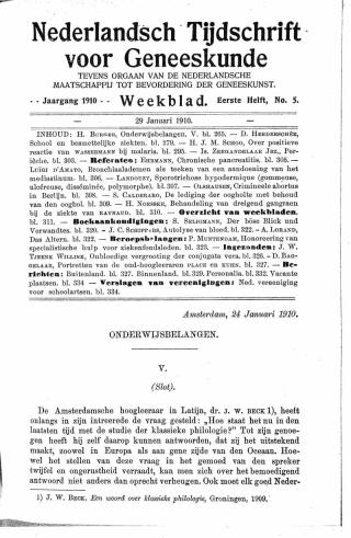 Eerste pagina van het artikel zoals het is gepubliceerd in het tijdschrift