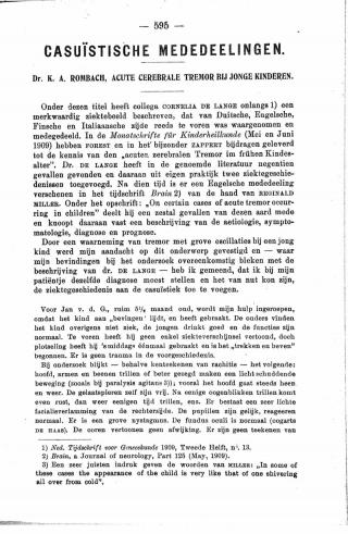 Eerste pagina van het artikel zoals het is gepubliceerd in het tijdschrift