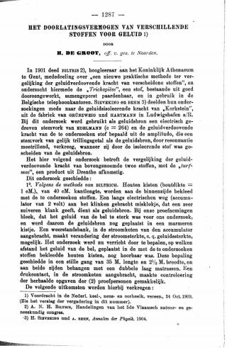 Eerste pagina van het artikel zoals het is gepubliceerd in het tijdschrift