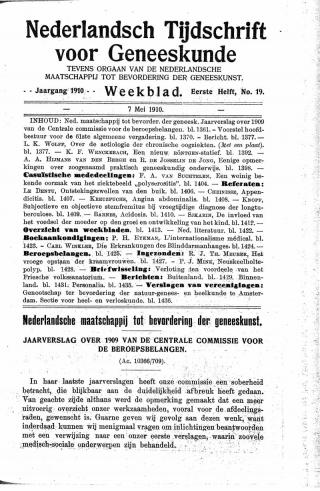 Eerste pagina van het artikel zoals het is gepubliceerd in het tijdschrift