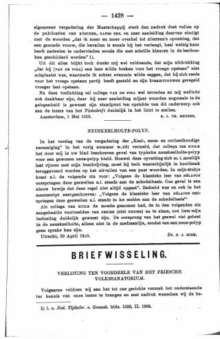 Eerste pagina van het artikel zoals het is gepubliceerd in het tijdschrift