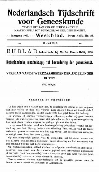 Eerste pagina van het artikel zoals het is gepubliceerd in het tijdschrift