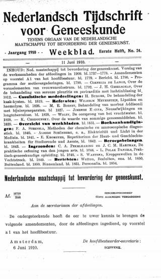 Eerste pagina van het artikel zoals het is gepubliceerd in het tijdschrift