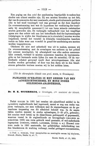 Eerste pagina van het artikel zoals het is gepubliceerd in het tijdschrift