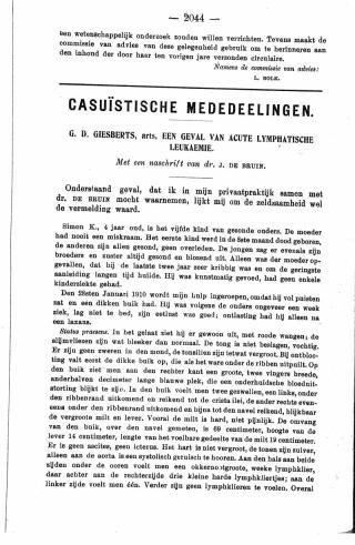 Eerste pagina van het artikel zoals het is gepubliceerd in het tijdschrift