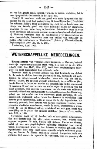 Eerste pagina van het artikel zoals het is gepubliceerd in het tijdschrift