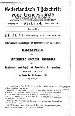 Eerste pagina van het artikel zoals het is gepubliceerd in het tijdschrift