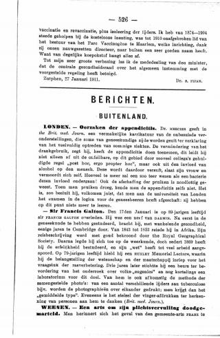 Eerste pagina van het artikel zoals het is gepubliceerd in het tijdschrift