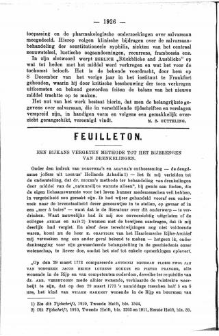 Eerste pagina van het artikel zoals het is gepubliceerd in het tijdschrift