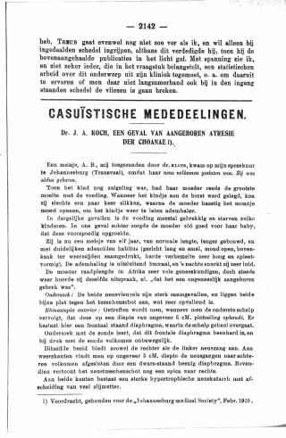 Eerste pagina van het artikel zoals het is gepubliceerd in het tijdschrift