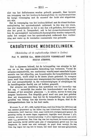 Eerste pagina van het artikel zoals het is gepubliceerd in het tijdschrift