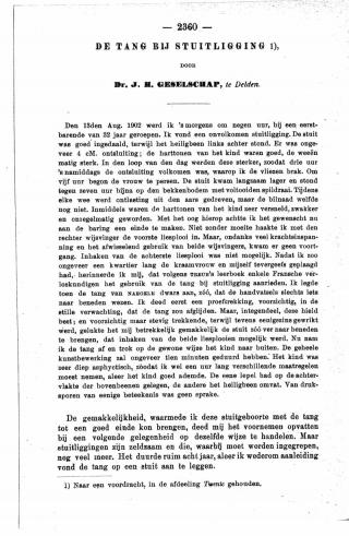 Eerste pagina van het artikel zoals het is gepubliceerd in het tijdschrift