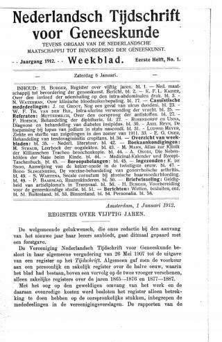 Eerste pagina van het artikel zoals het is gepubliceerd in het tijdschrift