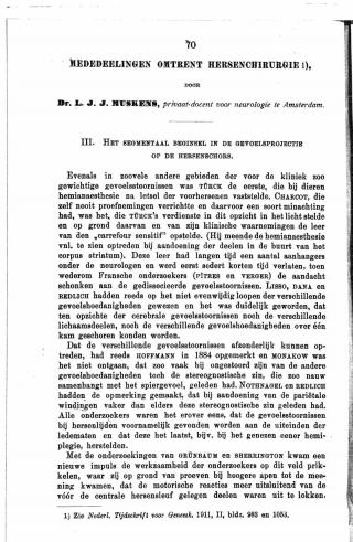 Eerste pagina van het artikel zoals het is gepubliceerd in het tijdschrift