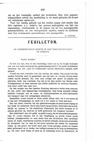 Eerste pagina van het artikel zoals het is gepubliceerd in het tijdschrift