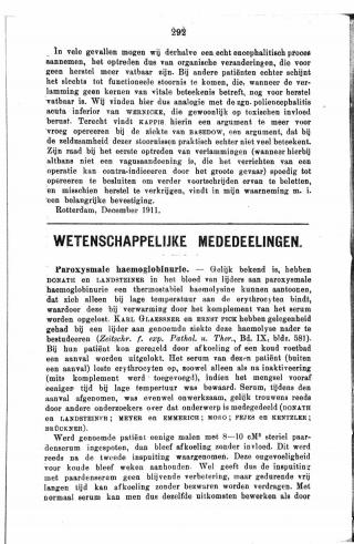 Eerste pagina van het artikel zoals het is gepubliceerd in het tijdschrift