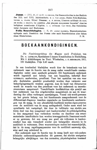 Eerste pagina van het artikel zoals het is gepubliceerd in het tijdschrift