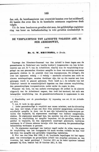 Eerste pagina van het artikel zoals het is gepubliceerd in het tijdschrift