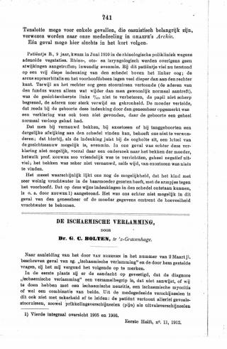 Eerste pagina van het artikel zoals het is gepubliceerd in het tijdschrift