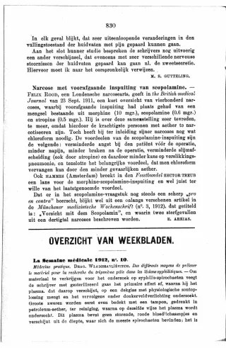 Eerste pagina van het artikel zoals het is gepubliceerd in het tijdschrift