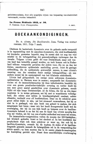Eerste pagina van het artikel zoals het is gepubliceerd in het tijdschrift