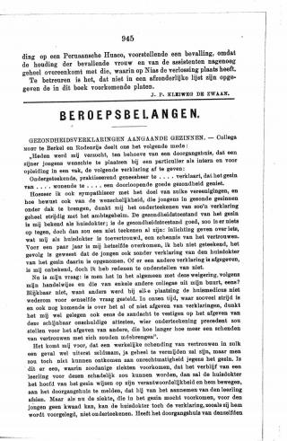 Eerste pagina van het artikel zoals het is gepubliceerd in het tijdschrift