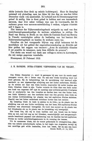 Eerste pagina van het artikel zoals het is gepubliceerd in het tijdschrift