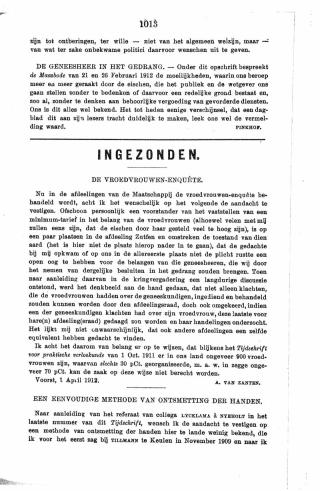 Eerste pagina van het artikel zoals het is gepubliceerd in het tijdschrift