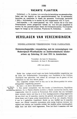 Eerste pagina van het artikel zoals het is gepubliceerd in het tijdschrift