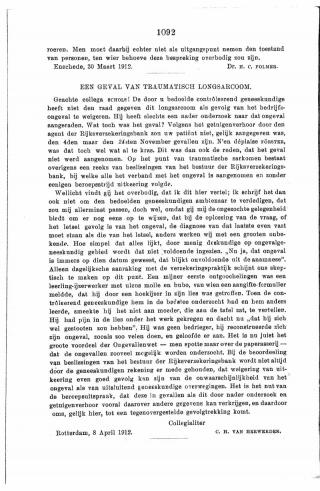 Eerste pagina van het artikel zoals het is gepubliceerd in het tijdschrift