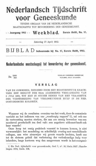 Eerste pagina van het artikel zoals het is gepubliceerd in het tijdschrift