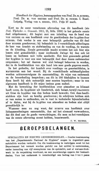 Eerste pagina van het artikel zoals het is gepubliceerd in het tijdschrift