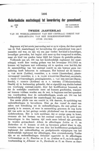 Eerste pagina van het artikel zoals het is gepubliceerd in het tijdschrift