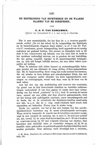 Eerste pagina van het artikel zoals het is gepubliceerd in het tijdschrift