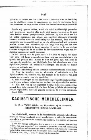 Eerste pagina van het artikel zoals het is gepubliceerd in het tijdschrift