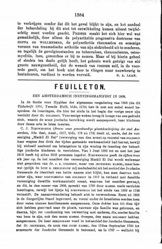 Eerste pagina van het artikel zoals het is gepubliceerd in het tijdschrift