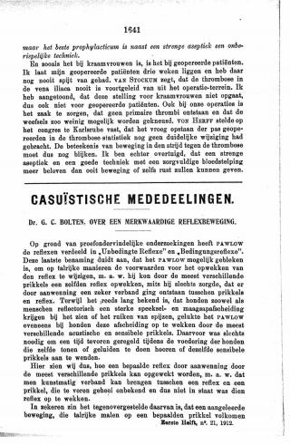 Eerste pagina van het artikel zoals het is gepubliceerd in het tijdschrift