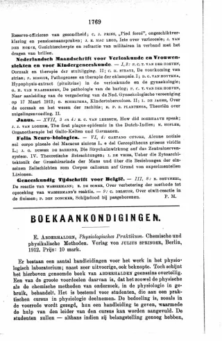 Eerste pagina van het artikel zoals het is gepubliceerd in het tijdschrift