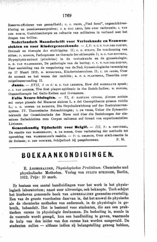 Eerste pagina van het artikel zoals het is gepubliceerd in het tijdschrift