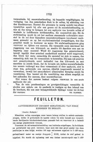 Eerste pagina van het artikel zoals het is gepubliceerd in het tijdschrift