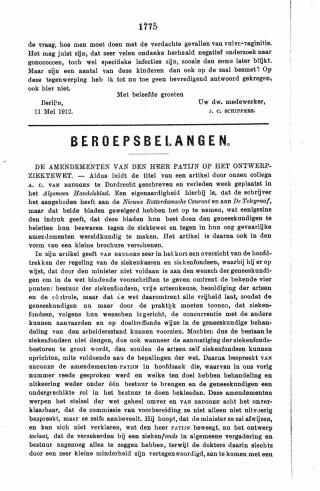 Eerste pagina van het artikel zoals het is gepubliceerd in het tijdschrift