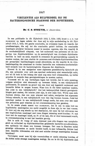 Eerste pagina van het artikel zoals het is gepubliceerd in het tijdschrift