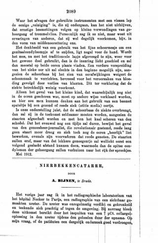 Eerste pagina van het artikel zoals het is gepubliceerd in het tijdschrift